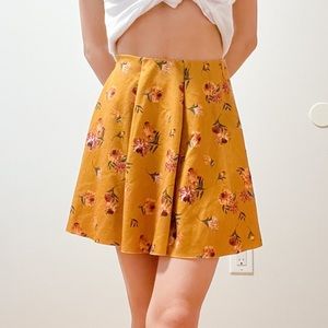Zara floral skirt